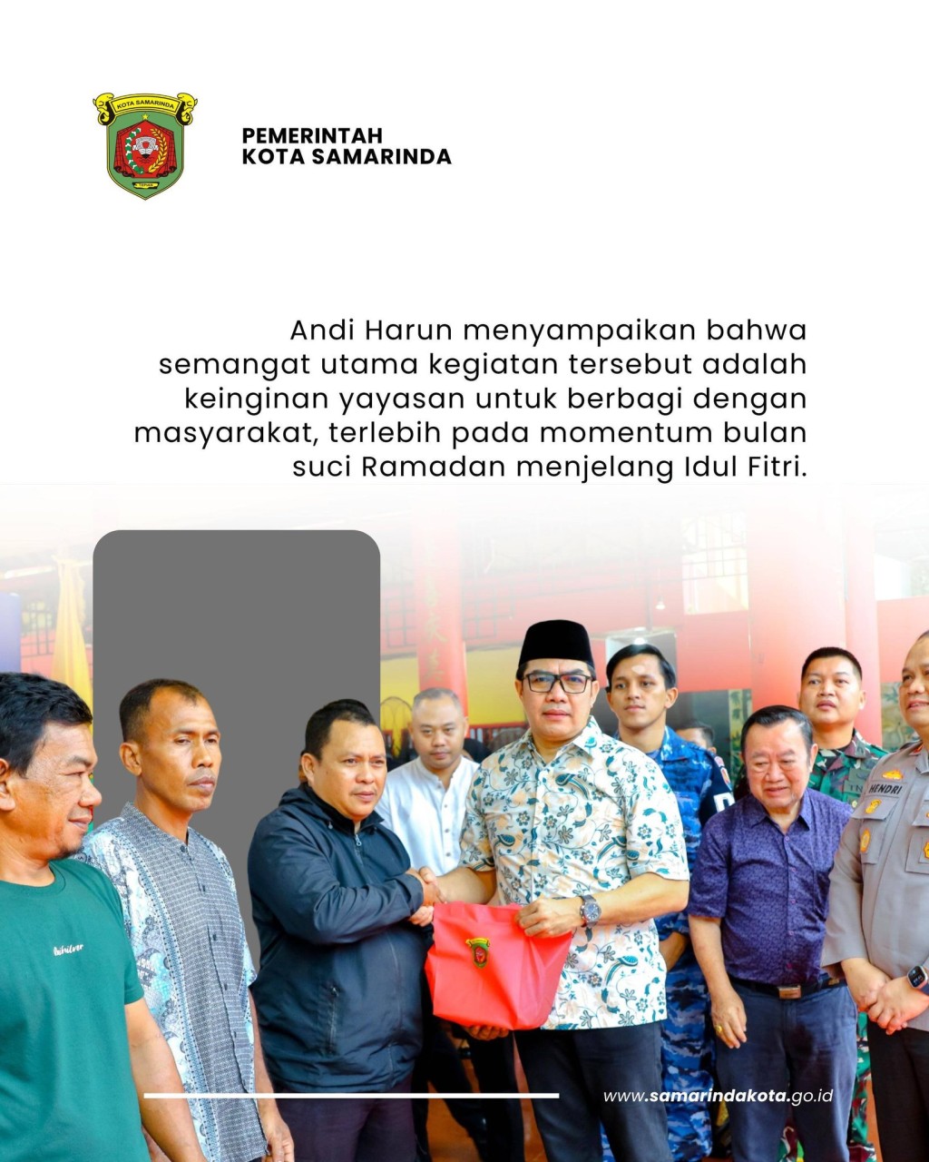 Kolaborasi Yayasan Dharma Bhakti dan Pemkot Samarinda, Bagikan 9.000 Paket Baksos Jelang Idul Fitri