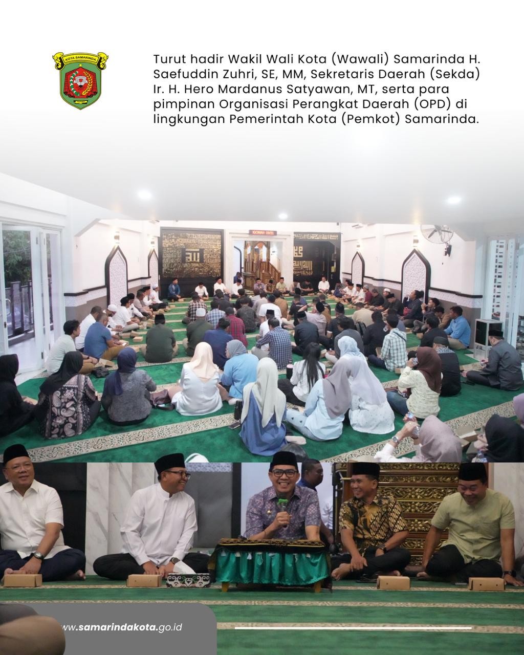 Wali Kota Samarinda Pererat Silaturahmi dengan Wartawan Melalui Buka Puasa Bersama