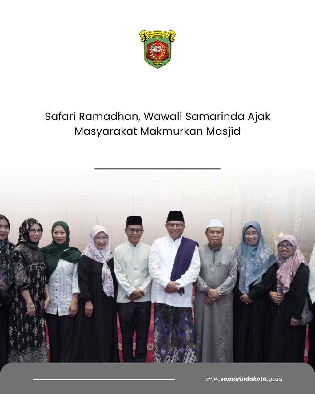 Safari Ramadhan, Wawali Samarinda Ajak Masyarakat Makmurkan Masjid