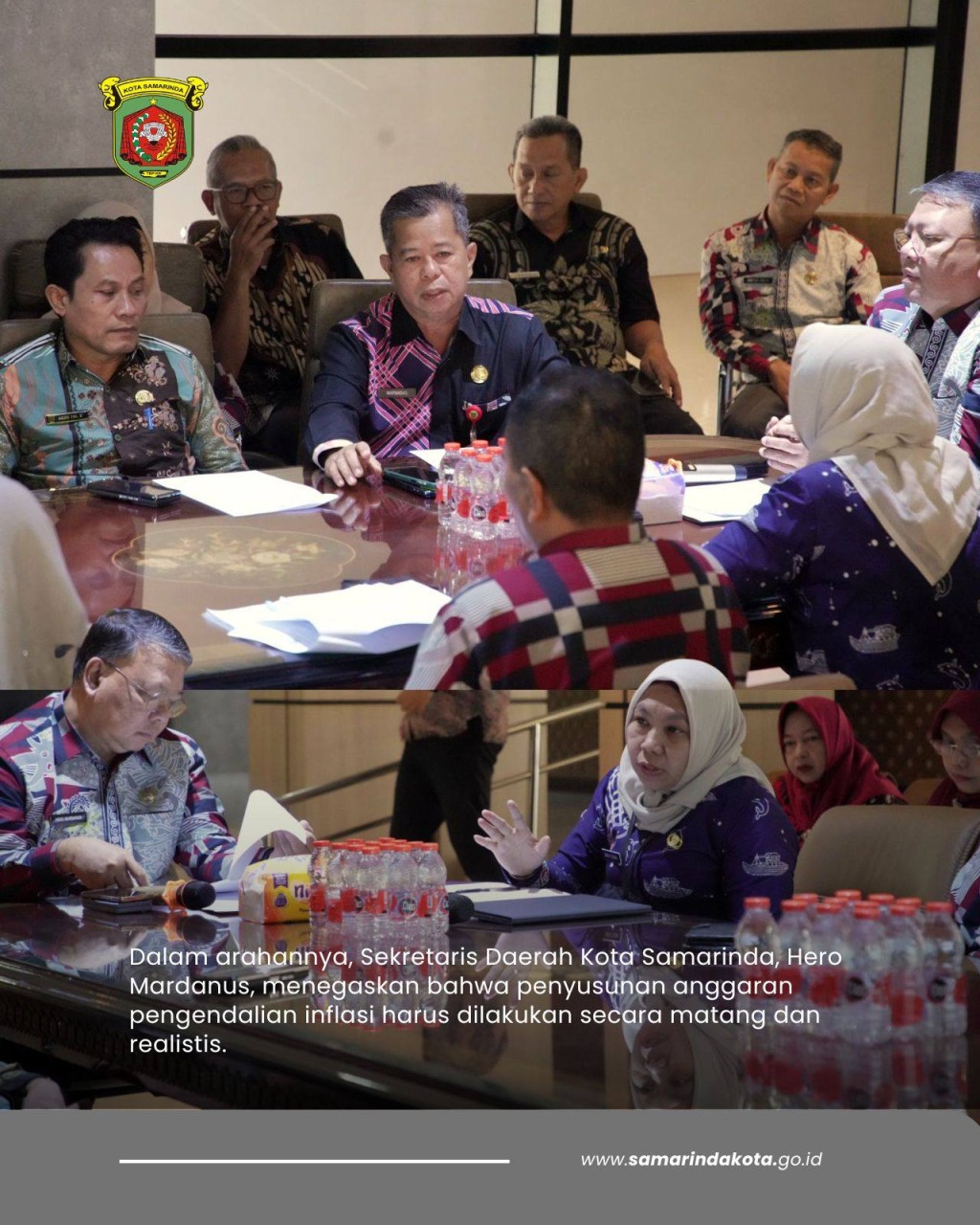 Sekda Hero Mardanus Bahas Penguatan Strategi Pengendalian Inflasi Tahun 2027