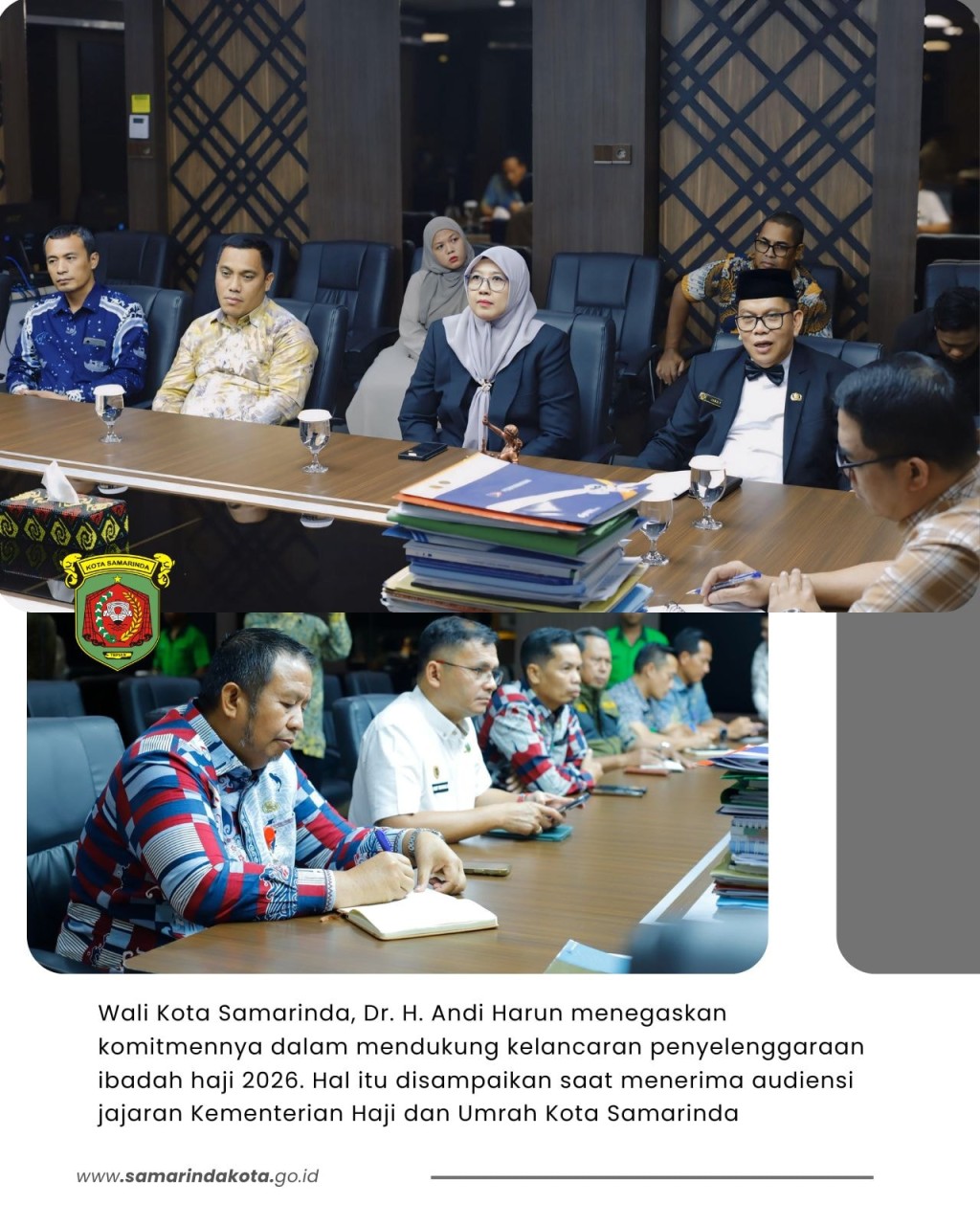 Wali Kota Andi Harun Komitmen Kawal Jemaah Haji Samarinda