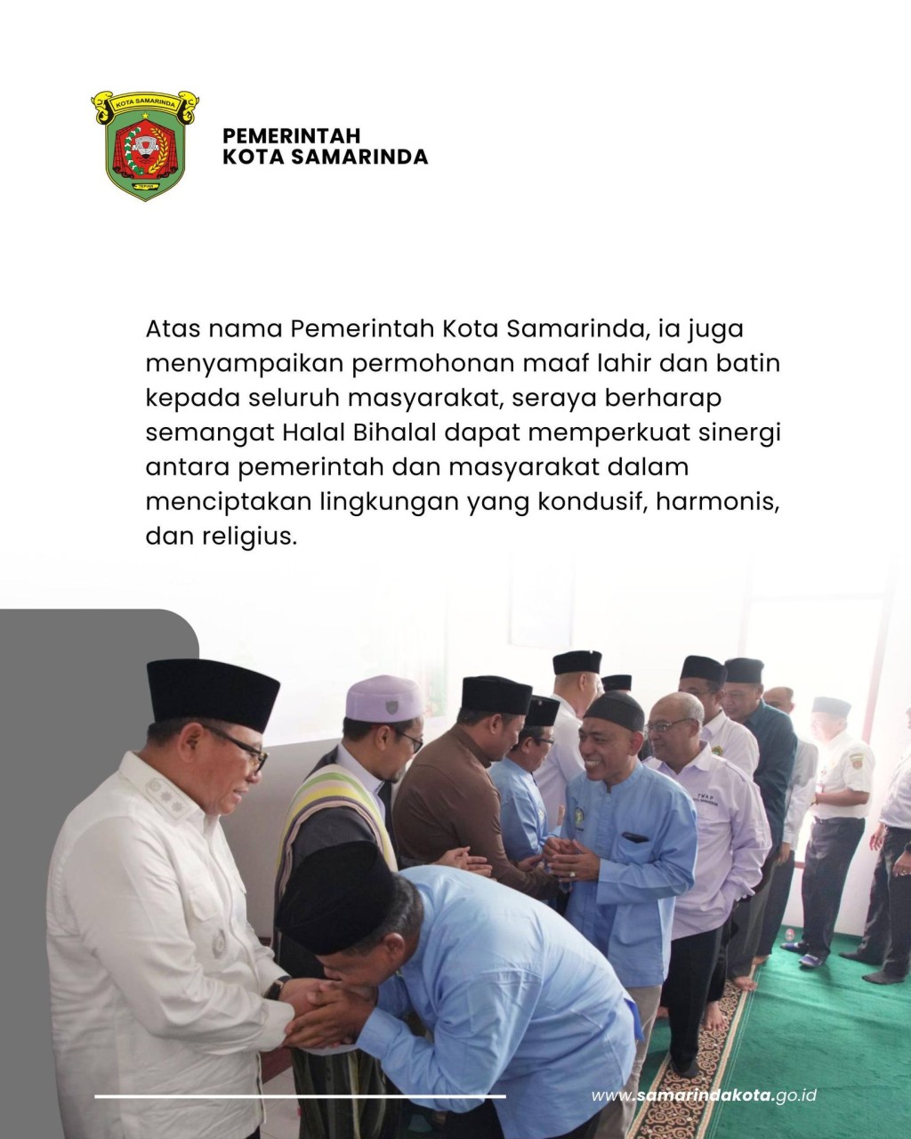 Wakil Wali Kota Samarinda Hadiri Forum Komunikasi Publik dan Halal Bihalal di Kecamatan Sungai Kunjang, Perkuat Sinergi Pelayanan Masyarakat