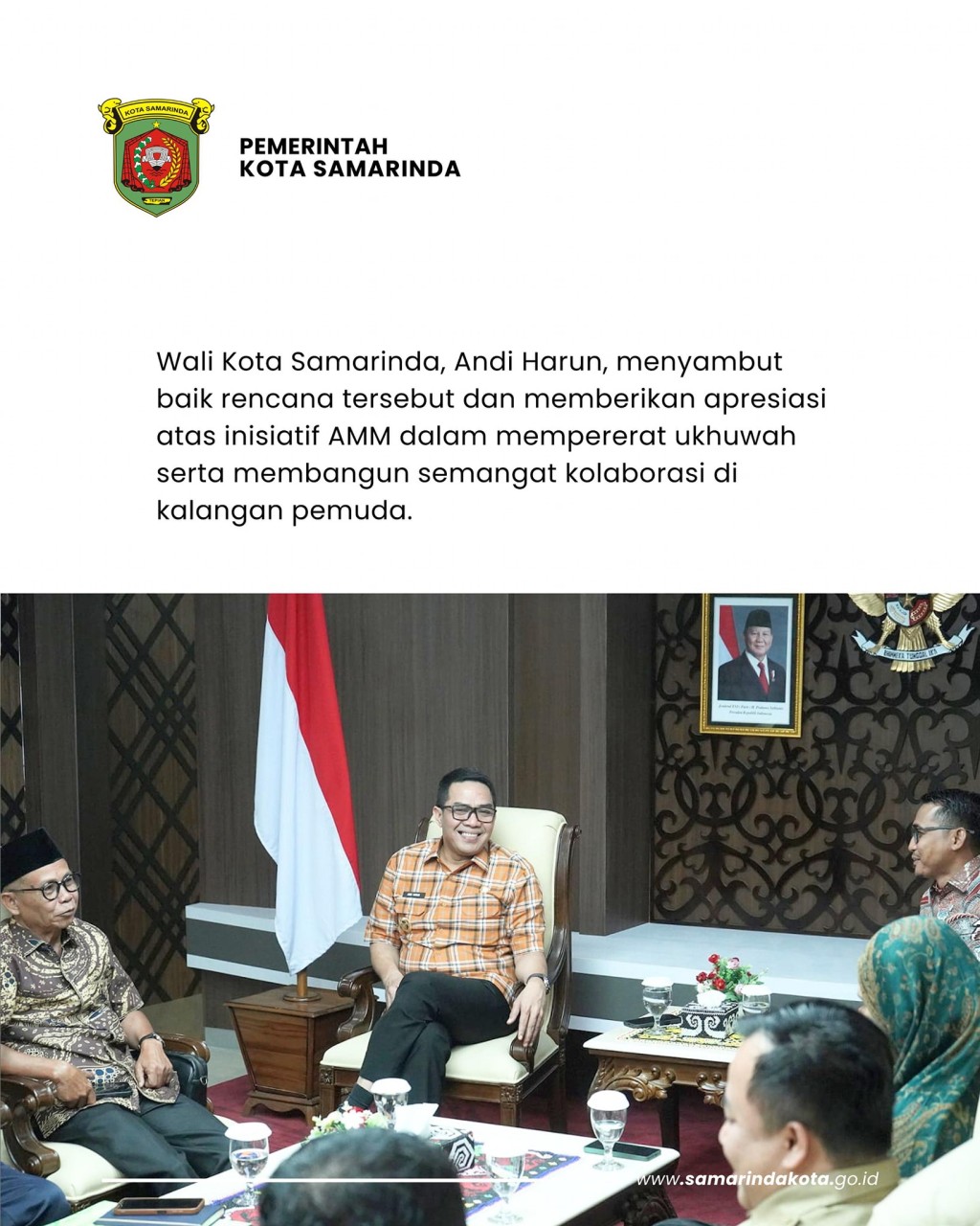 Wali Kota Sambut Audiensi AMM Kaltim, Dukung Silaturahmi Pengurus se-Kaltim