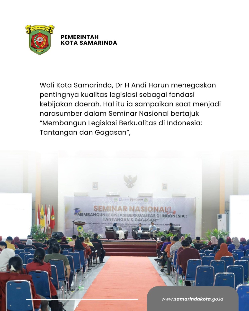 Andi Harun Bongkar Kunci Legislasi Berkualitas: Harus Relevan hingga Mudah Diimplementasikan