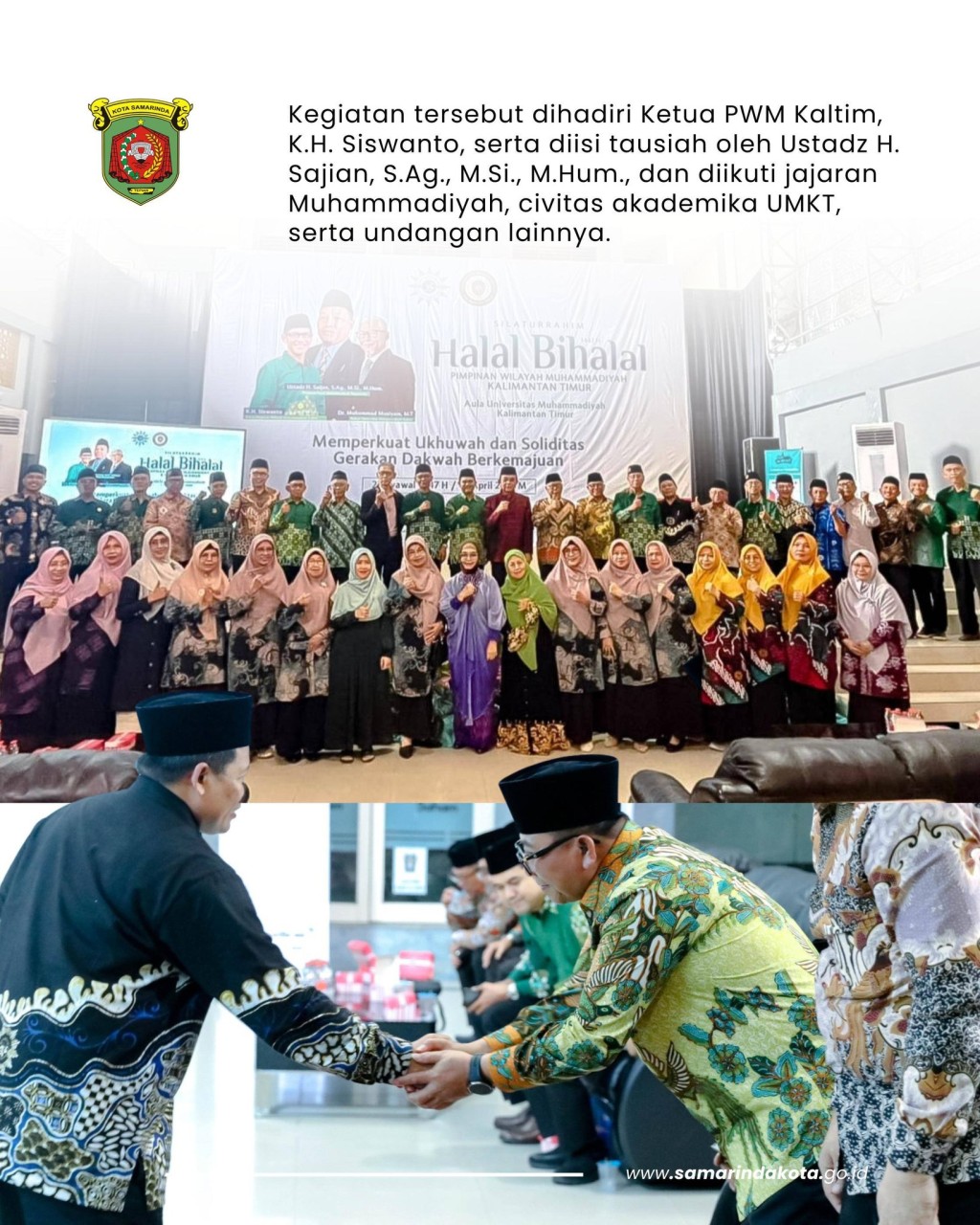Halal Bihalal PWM Kaltim Pererat Silaturahmi, Wawali Apresiasi Kebersamaan