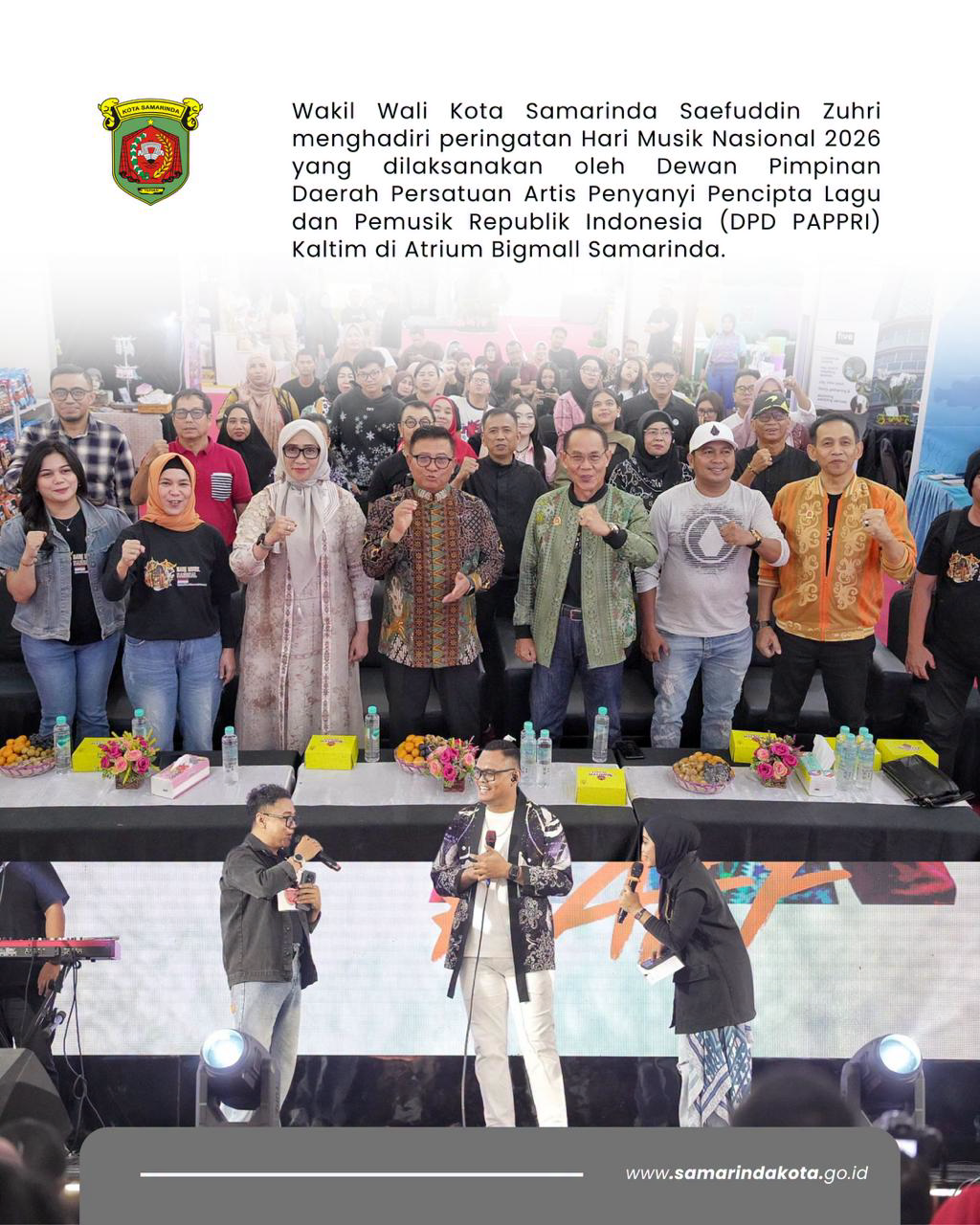 Wawali Tekankan Musik sebagai Penguat Karakter Generasi