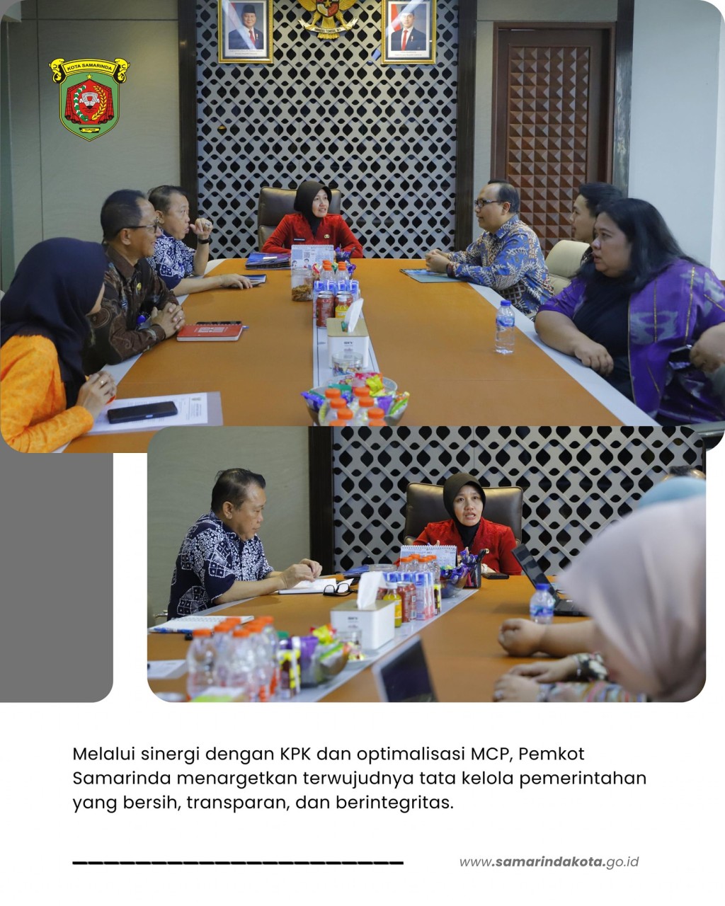Pemkot Samarinda Perkuat Tata Kelola Aset, Bahas MCP Bersama Tim Korsupgah KPK
