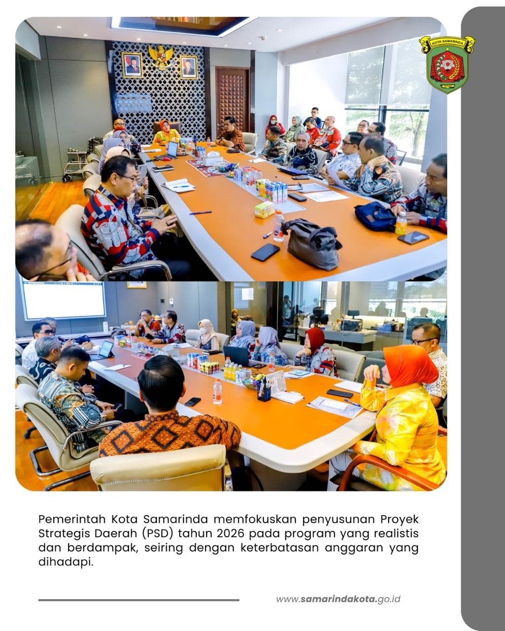 Anggaran Terbatas, Pemkot Samarinda Fokus Program Realistis dan Berdampak di PSD 2026