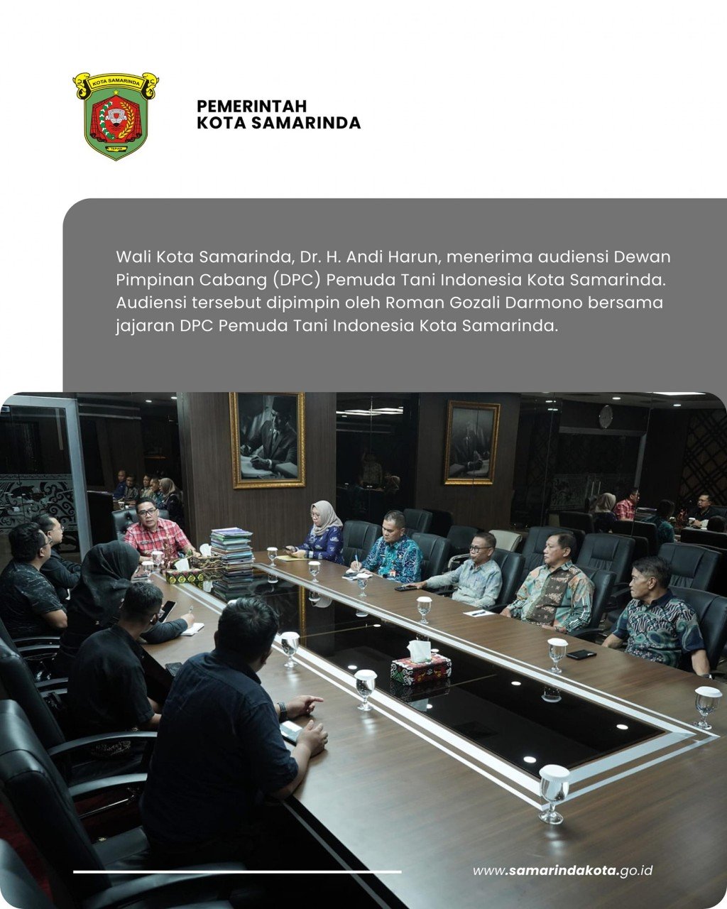 Pemkot Samarinda Fasilitasi Rakercab Pemuda Tani, Dorong Regenerasi Petani Muda