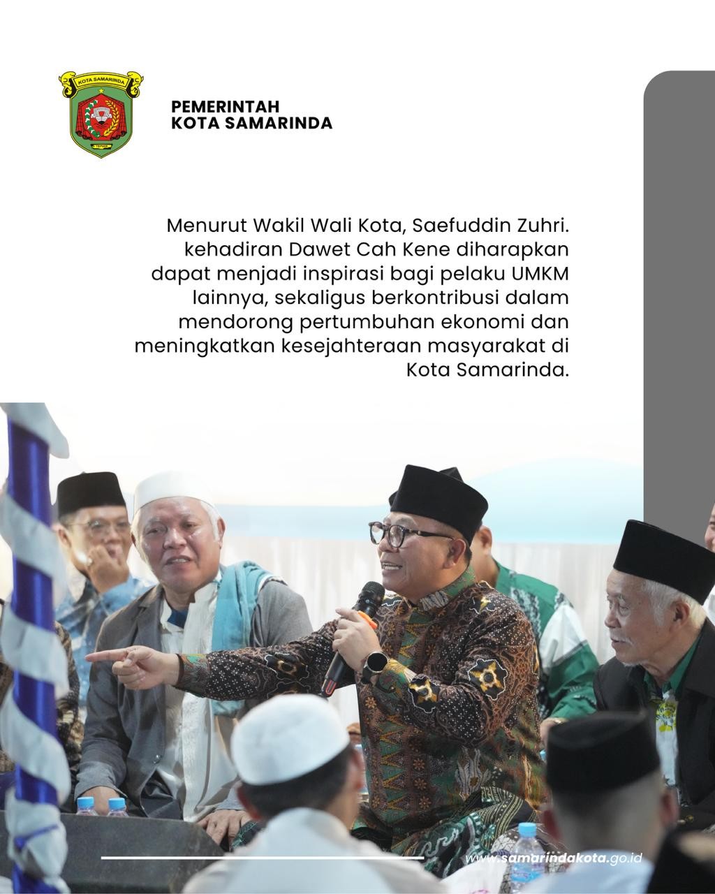 Buka Lima Outlet dalam Waktu Singkat, Dawet Cah Kene Berkonsep Sedekah Diresmikan Wawali Samarinda