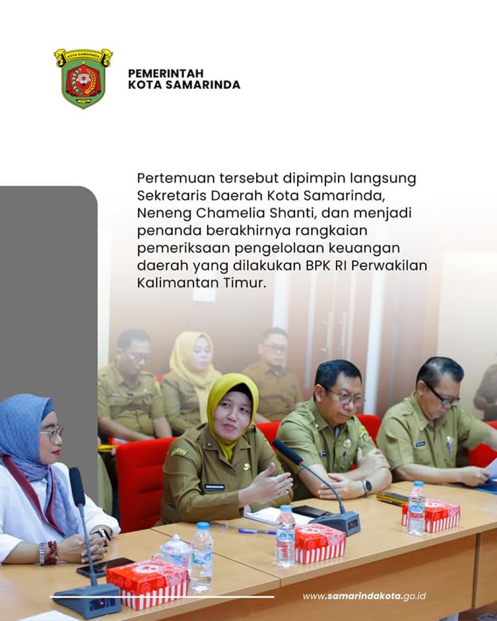 BPK Kelar Periksa Keuangan Pemkot Samarinda, Sekda Minta OPD Gerak Cepat Benahi Administrasi