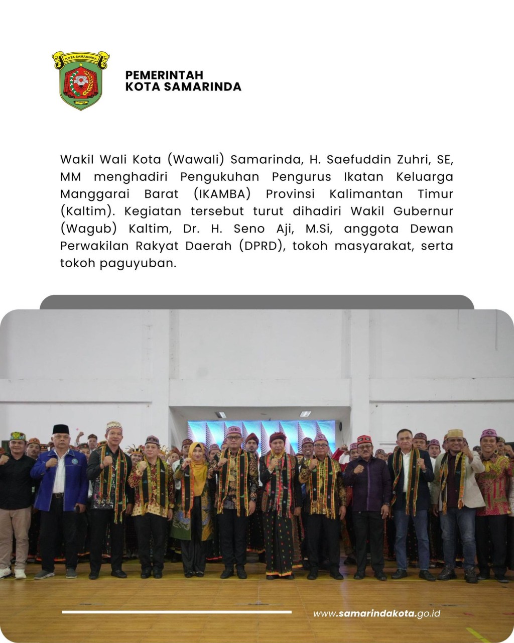 Wawali Samarinda Dorong IKAMBA Perkuat Persatuan