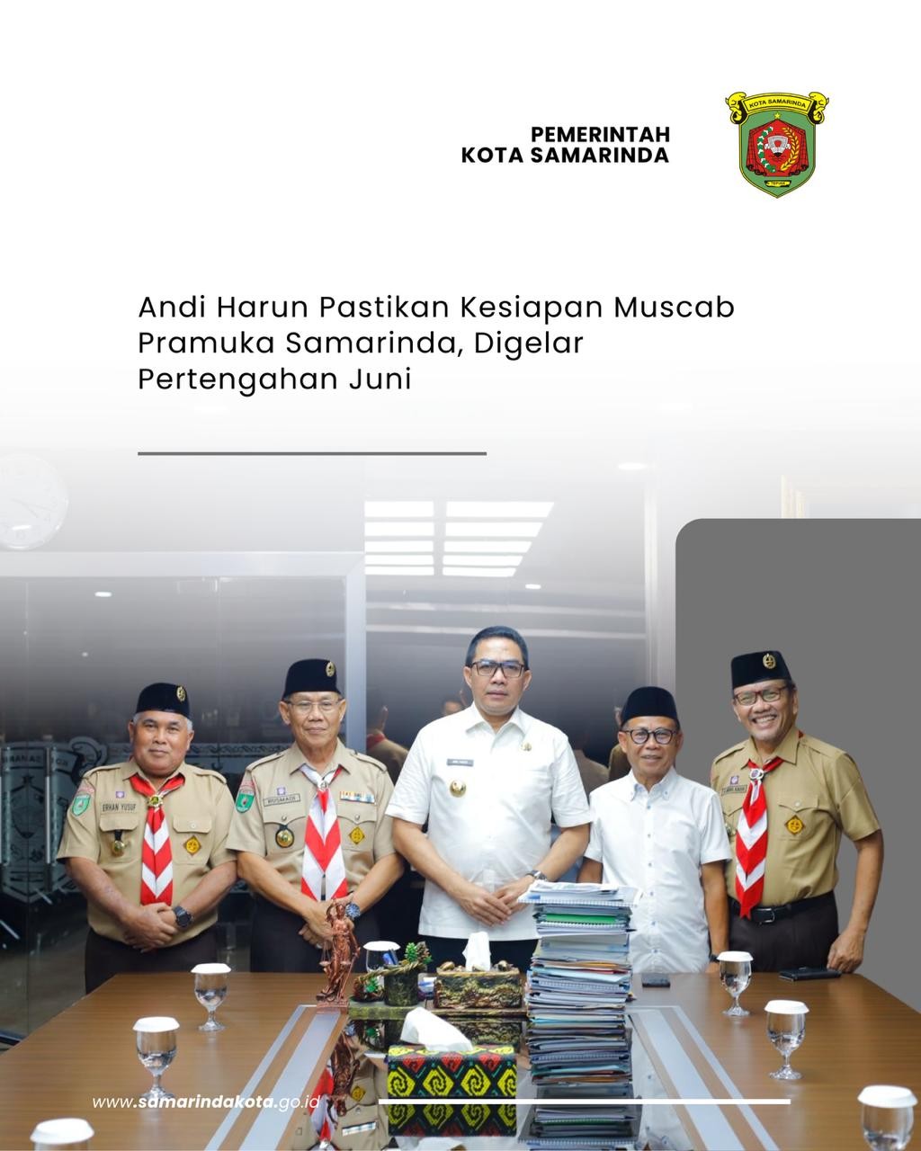 Andi Harun Pastikan Kesiapan Muscab Pramuka Samarinda, Digelar Pertengahan Juni
