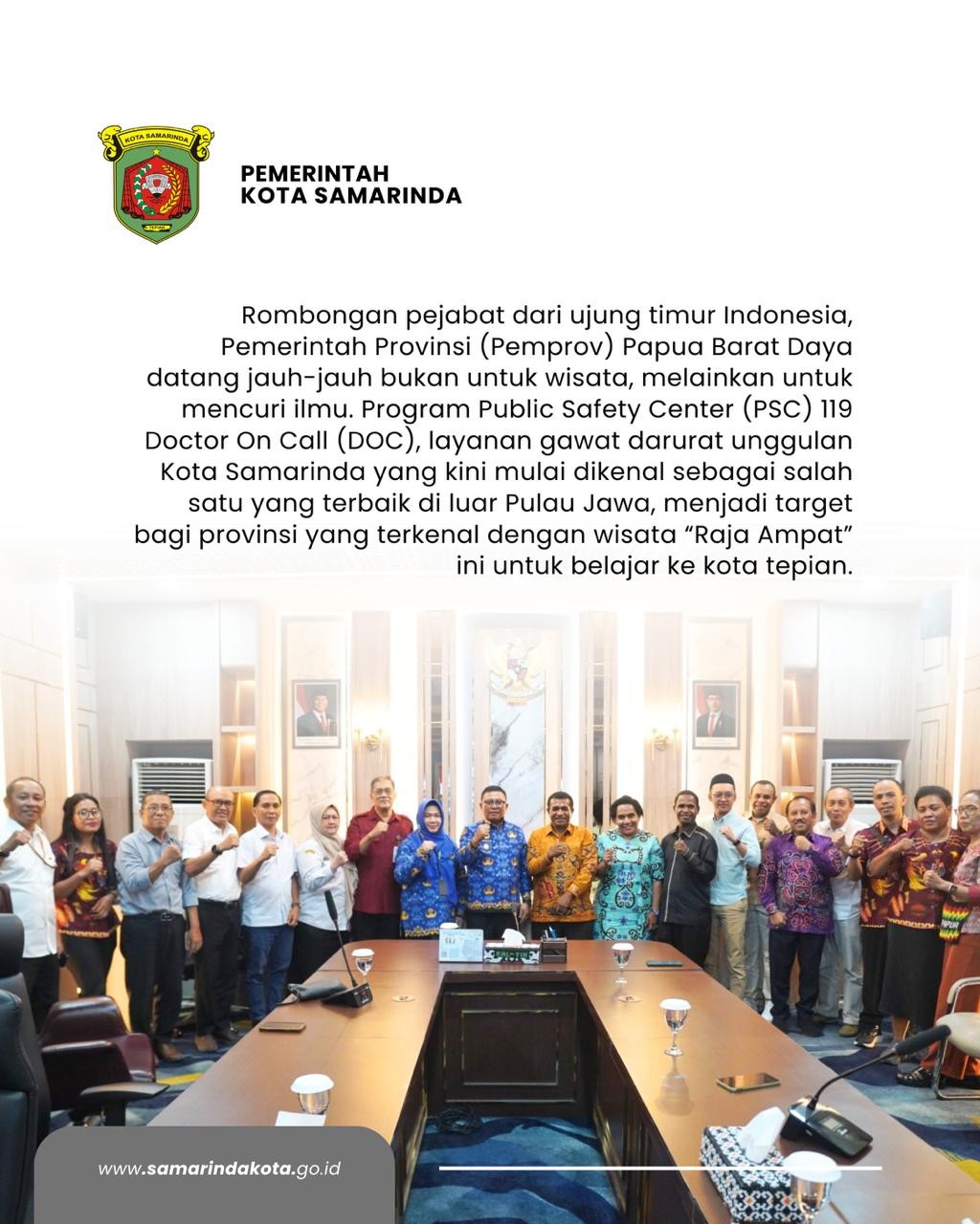 Bukan Jakarta dan Surabaya, Papua Barat Daya Justru Pilih Samarinda Sebagai Contoh Terbaik Layanan Kesehatan