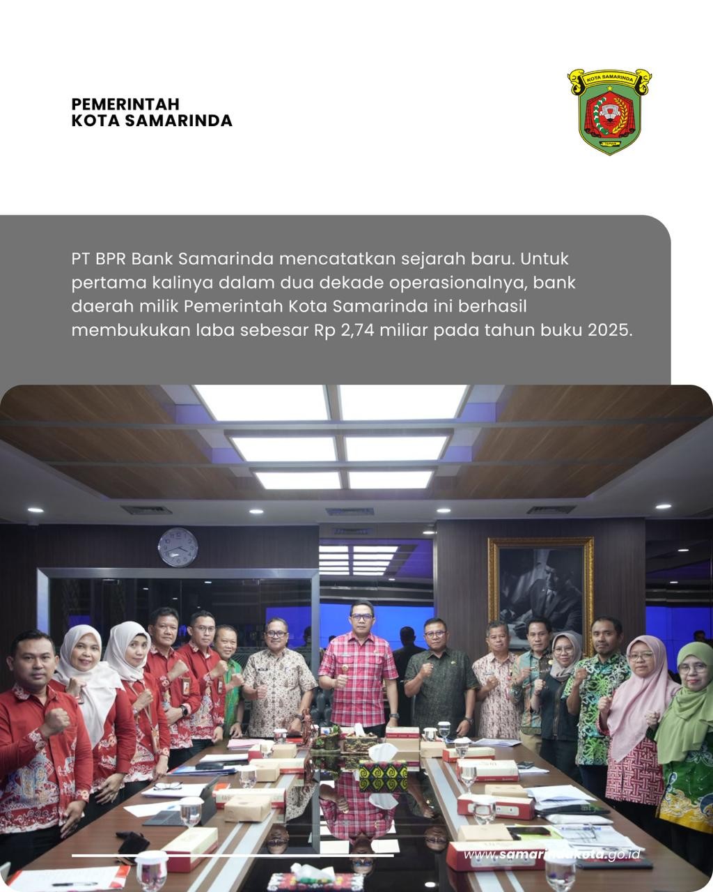 Cetak Laba Perdana Rp 2,74 Miliar dalam 20 Tahun, Bank Samarinda Siap Ekspansi Digital