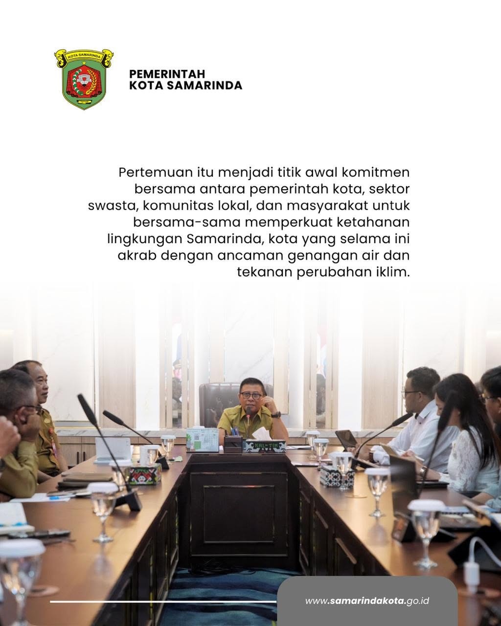 Wawali Sambut Tim Gerbangtara, Bangun Kolaborasi ESG untuk Samarinda Lebih Hijau dan Tangguh