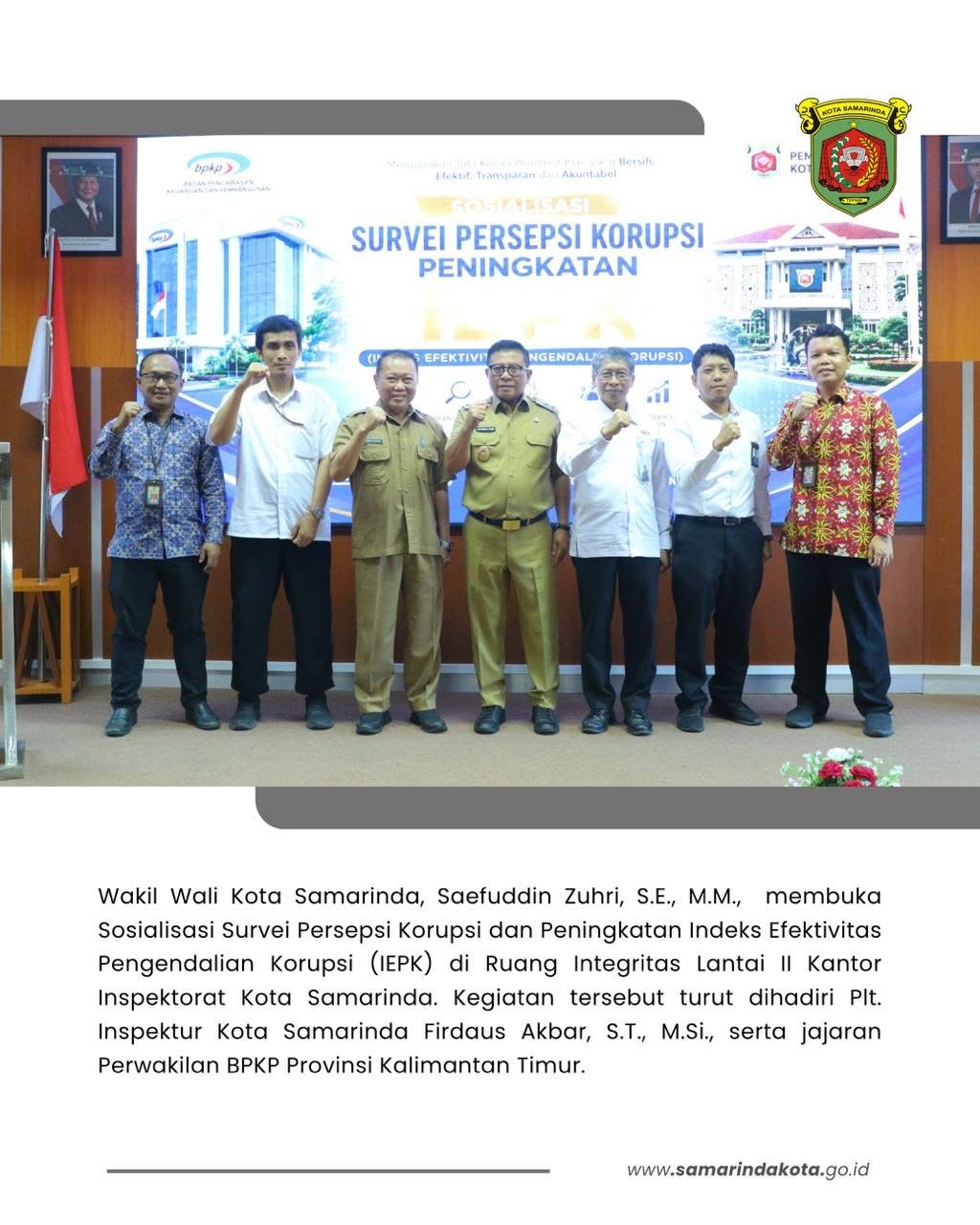 Pengendalian Korupsi Tak Cukup Dokumen, Saefuddin Tekankan Integritas Aparatur