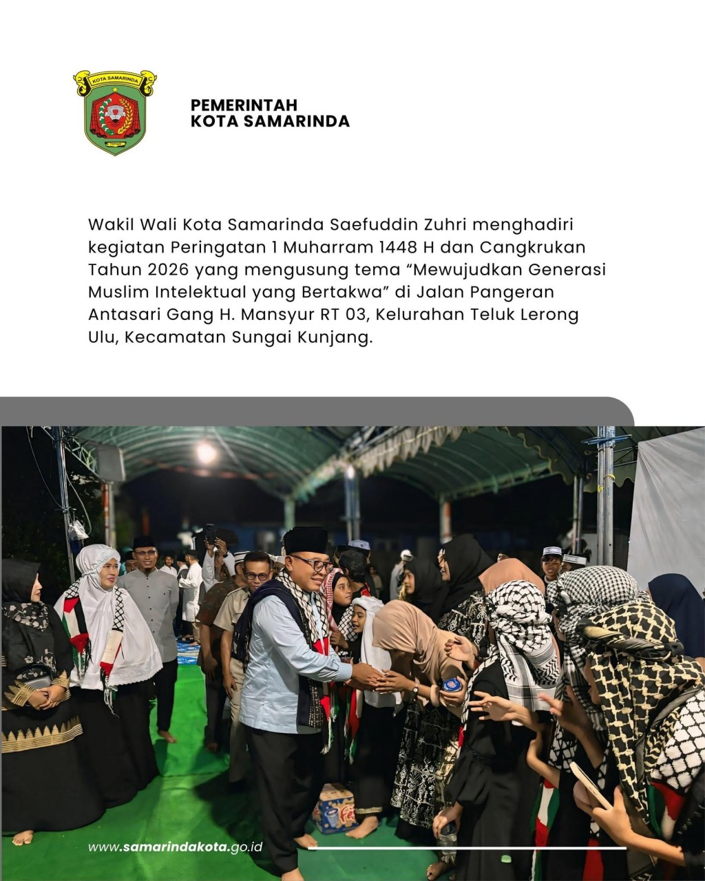 Saefuddin Zuhri Ajak Warga Jadikan 1 Muharram Momentum Introspeksi dan Perkuat Silaturahmi
