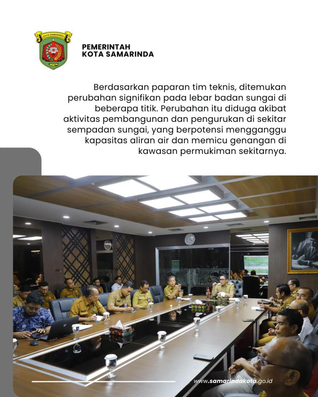 Cegah Banjir, Pemkot Samarinda Matangkan Penanganan Penyempitan Sungai Loa Lai