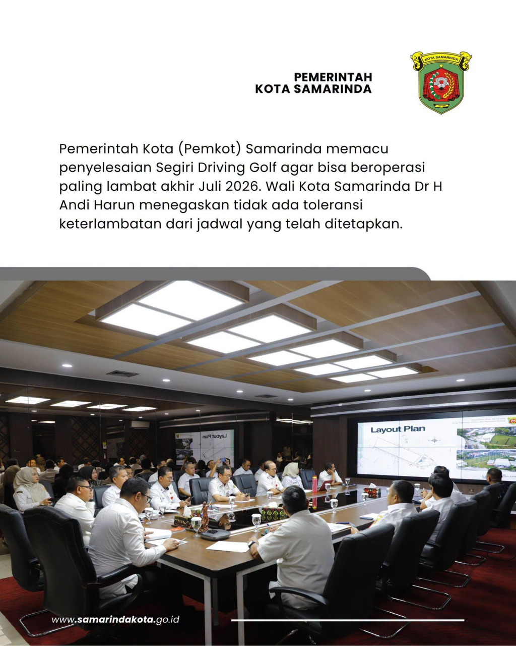 Segiri Driving Golf Ditarget Beroperasi Juli, Wali Kota Minta Standar Layanan Bintang Lima