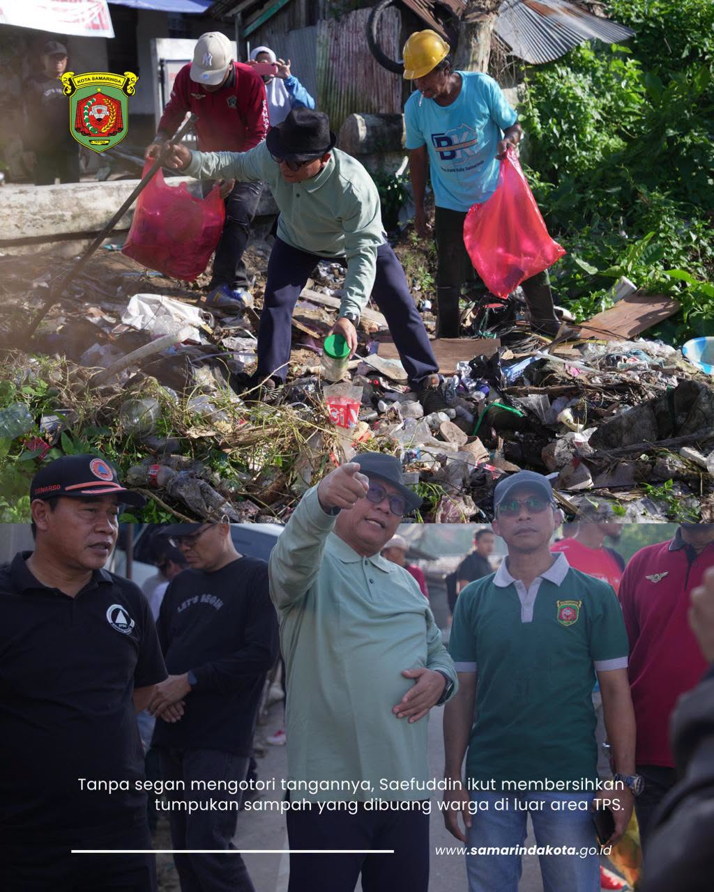 Punguti Botol Miras hingga Benahi Drainase, Wawali Saefuddin Dukung Gerakan Indonesia Asri