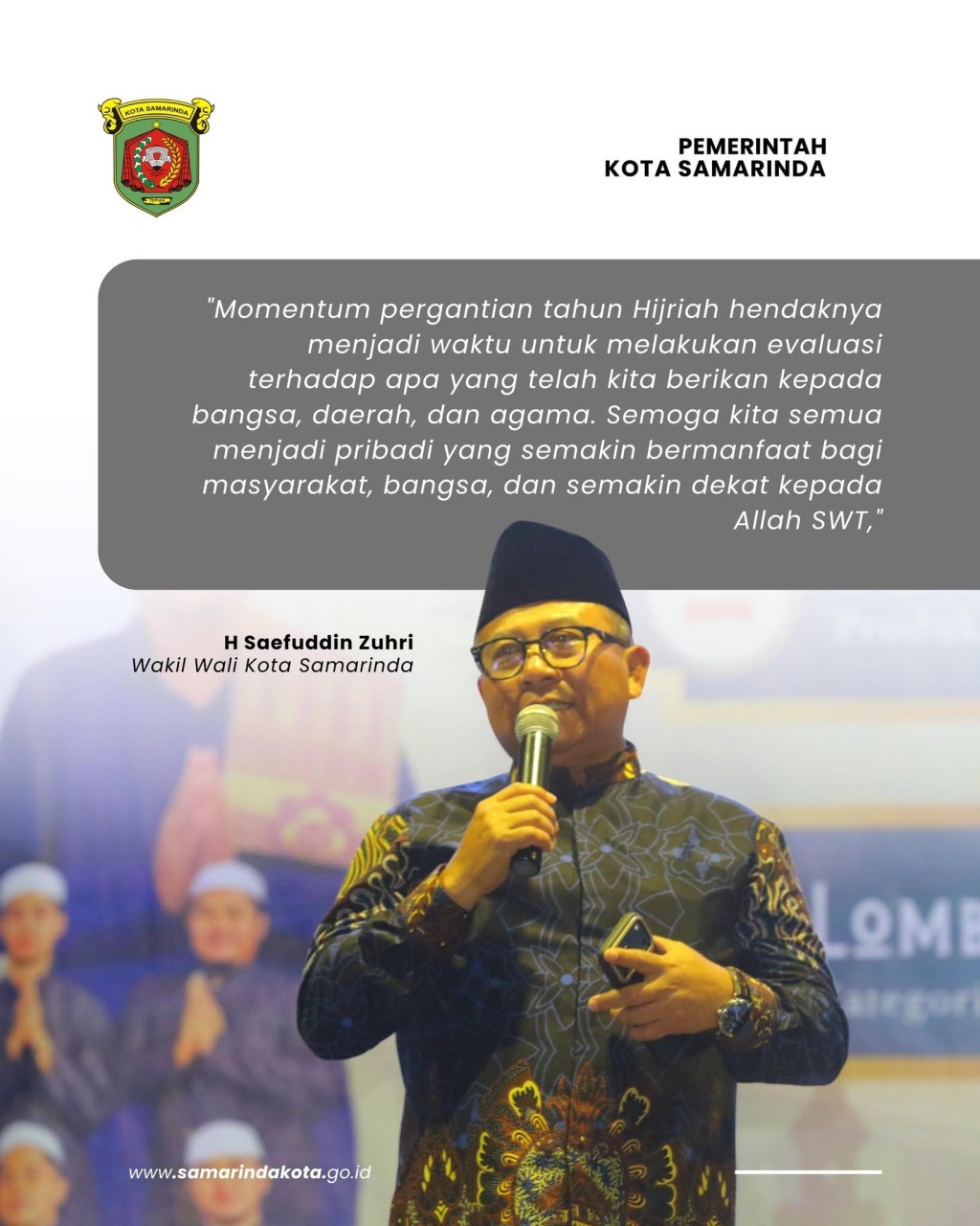 Wawali Saefuddin Zuhri Buka Muharram Festival ke-2, Ajak Masyarakat Maknai Hijrah dengan Semangat Persatuan dan Kepedulian