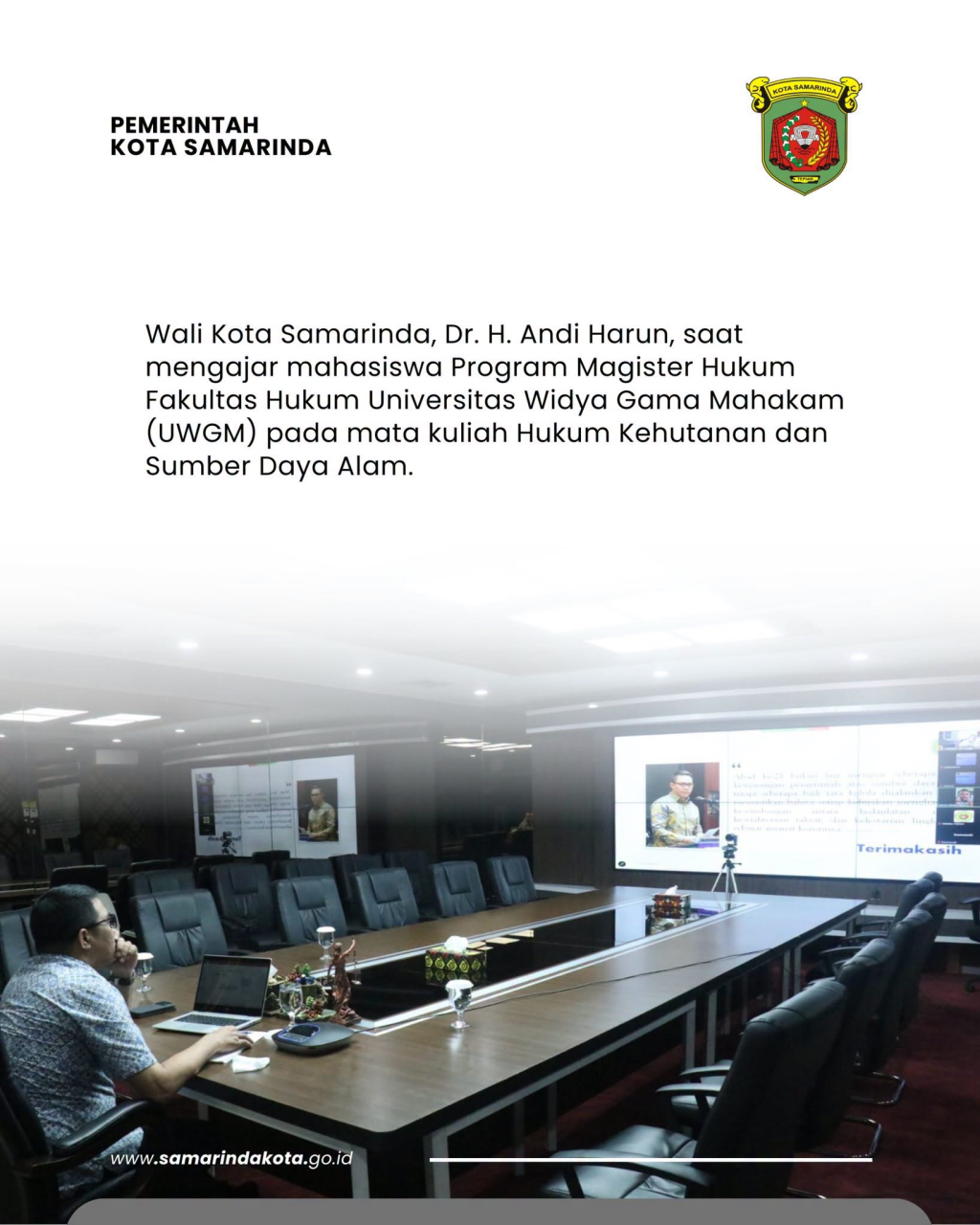 Dalam Kuliah Magister Hukum UWGM, Andi Harun: Masa Depan Kehutanan Indonesia Ditentukan Tata Kelola, Bukan Perebutan Kewenangan