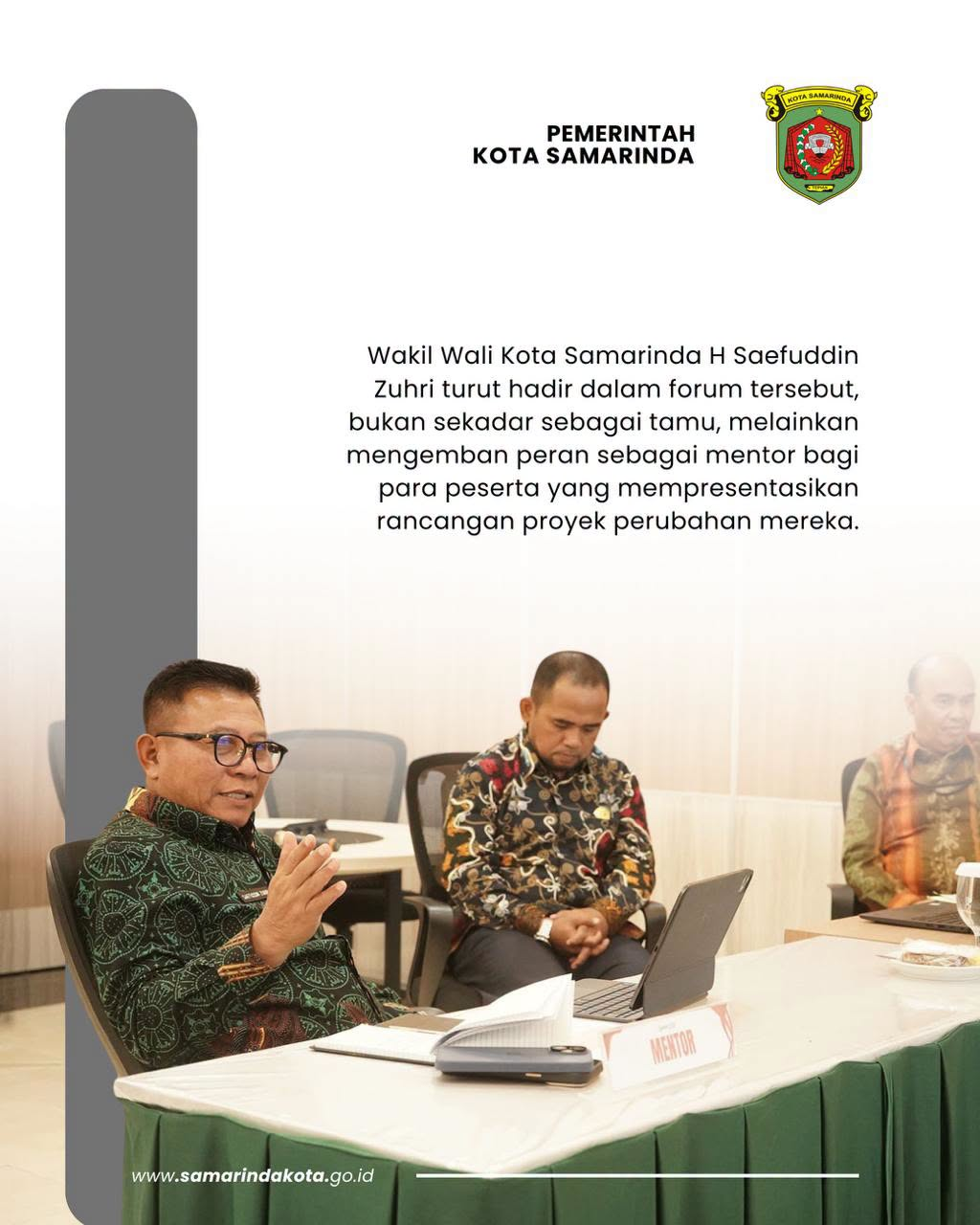 Wakil Wali Kota Samarinda Apresiasi Deretan Inovasi Proyek Perubahan Peserta PKN Tingkat II