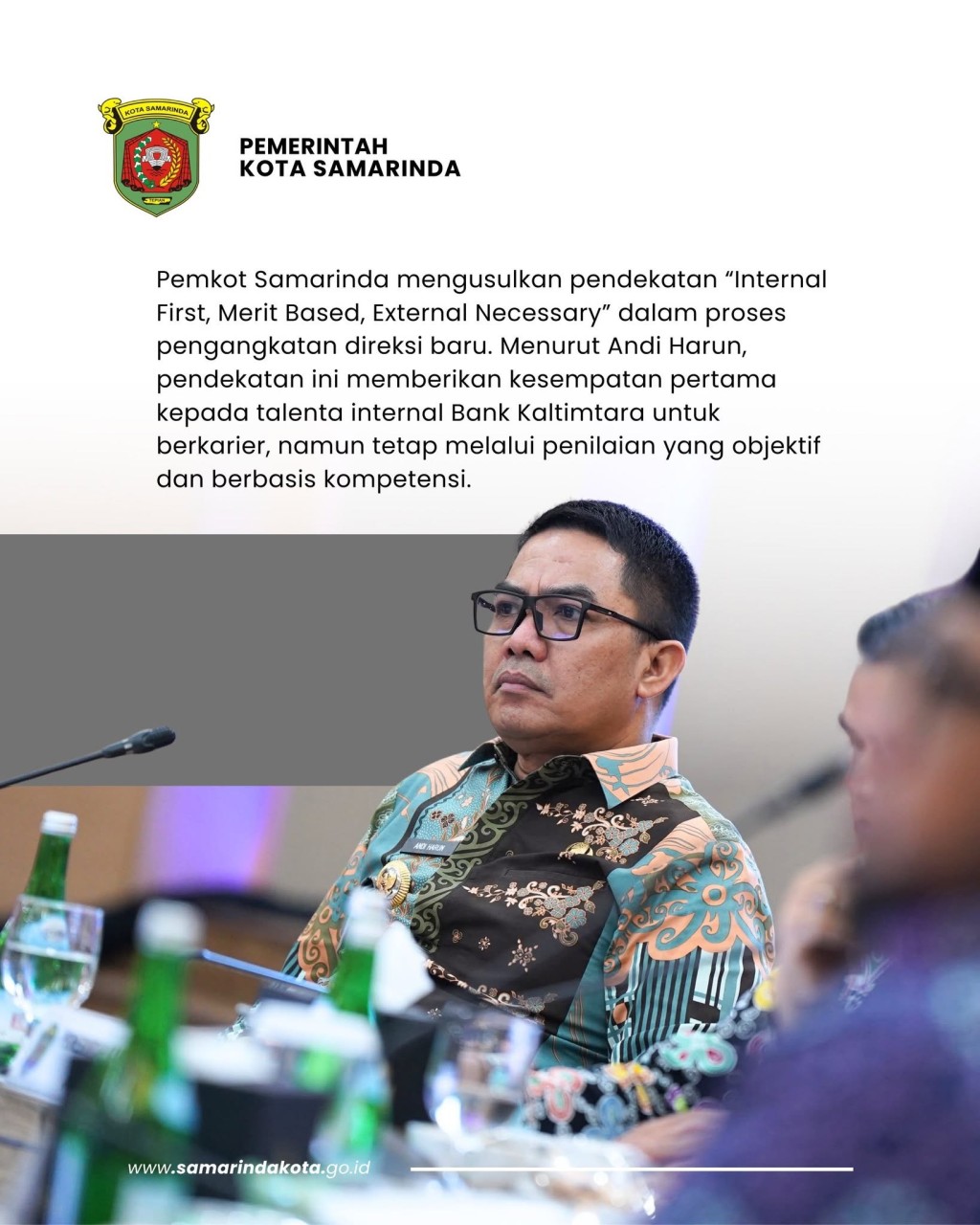 Andi Harun Usulkan Syaharie Jaang Jadi Komisaris Independen, Dorong Skema “Internal First” di Bank Kaltimtara