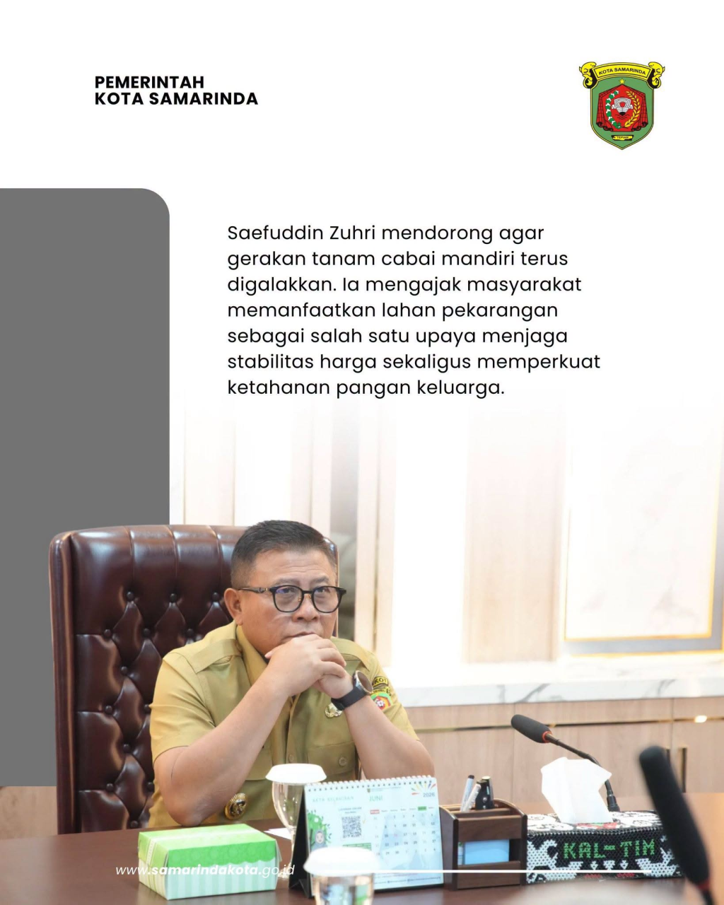 Tekan Laju Inflasi, Pemkot Samarinda Perkuat Pengawasan Distribusi Pangan Lewat Sidak Lapangan