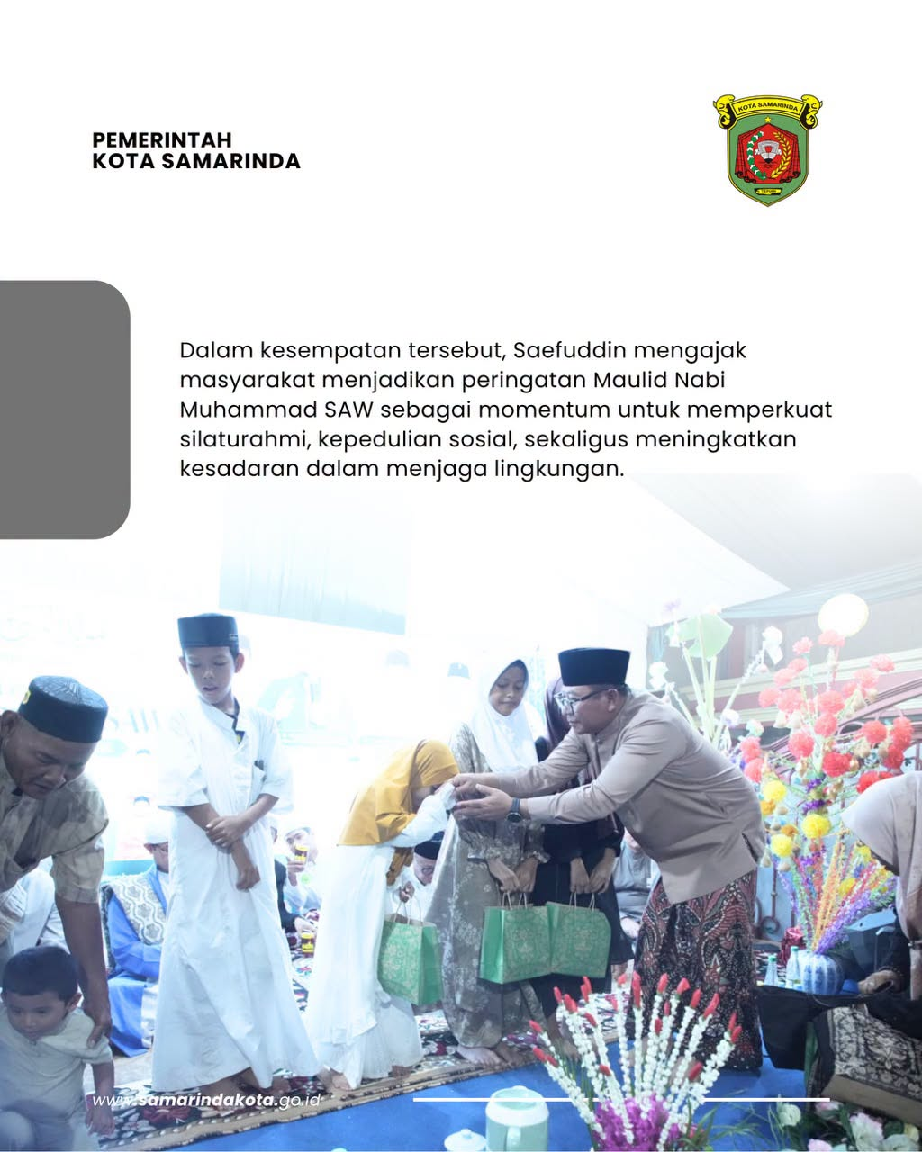 Hadiri Maulid di Sidodadi, Saefuddin Zuhri Ajak Warga Waspadai Karhutla
