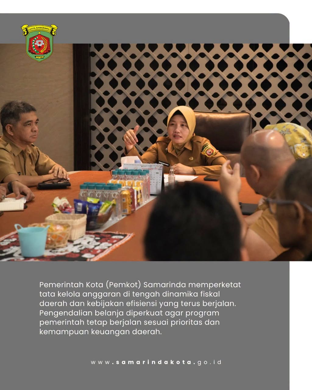 Pemkot Samarinda Perketat Anggaran, Belanja Prioritas Tetap Dijaga